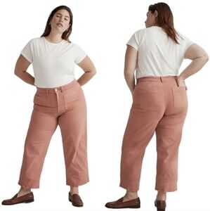 Madewell 'Emmett' Plus Size Crop Jean Sz 37P (22W)